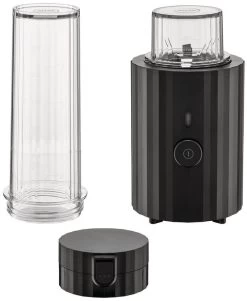 Alessi Smoothie Blender Plisse - Zwart - 380 W - Door Michele De Lucchi - MDL17 B