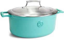 Saveur Selects Braadpan Ovaal Voyage - Saveur Blue - ø 30 Cm / 5.6 Liter - Geëmailleerde Anti-aanbaklaag