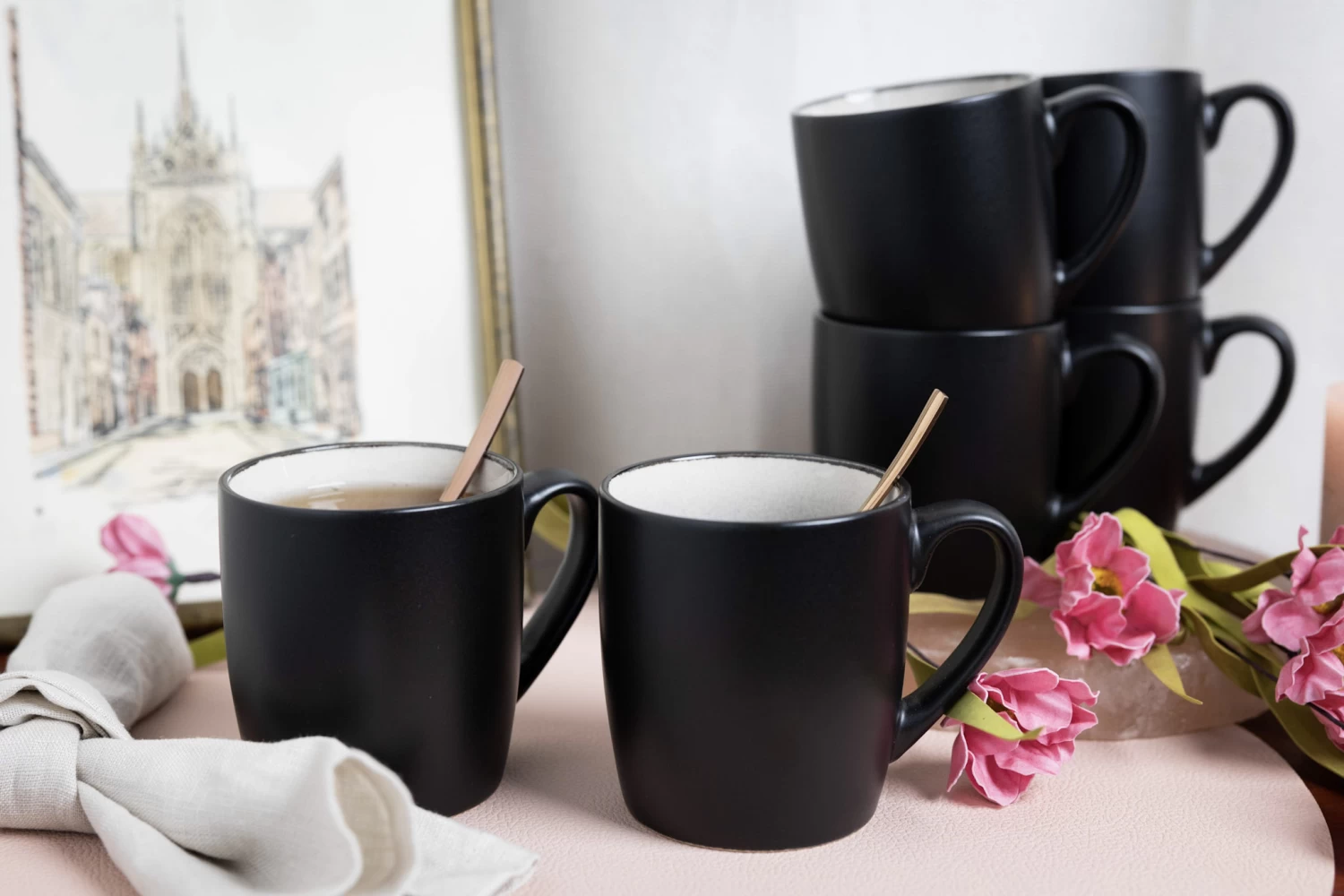 Studio Tavola Mokken Kos 350 Ml - 6 Stuks 4 Studio Tavola Mokken Kos 350 Ml - 6 Stuks - Afbeelding 2