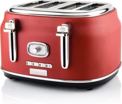 Westinghouse Retro Waterkoker + Broodrooster 4 Sleuven + Blender - Rood -Keukenbenodigdheden Winkel 1200x1021 3