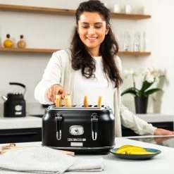 Westinghouse Retro Waterkoker + Broodrooster 4 Sleuven + Blender - Zwart -Keukenbenodigdheden Winkel 1200x1200 166