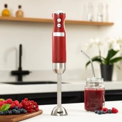 Westinghouse Retro Waterkoker + Broodrooster 2 Sleuven + Staafmixer - Rood -Keukenbenodigdheden Winkel 1200x1200 179