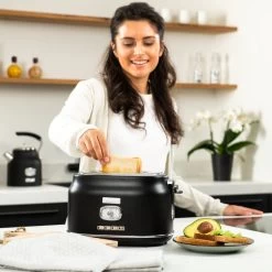 Westinghouse Retro Waterkoker + Broodrooster 2 Sleuven + Staafmixer - Zwart -Keukenbenodigdheden Winkel 1200x1200 184