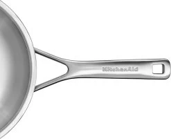 KitchenAid Wokpan - Multi-Ply RVS - ø 28 Cm / 3.6 Liter -Keukenbenodigdheden Winkel 1200x977