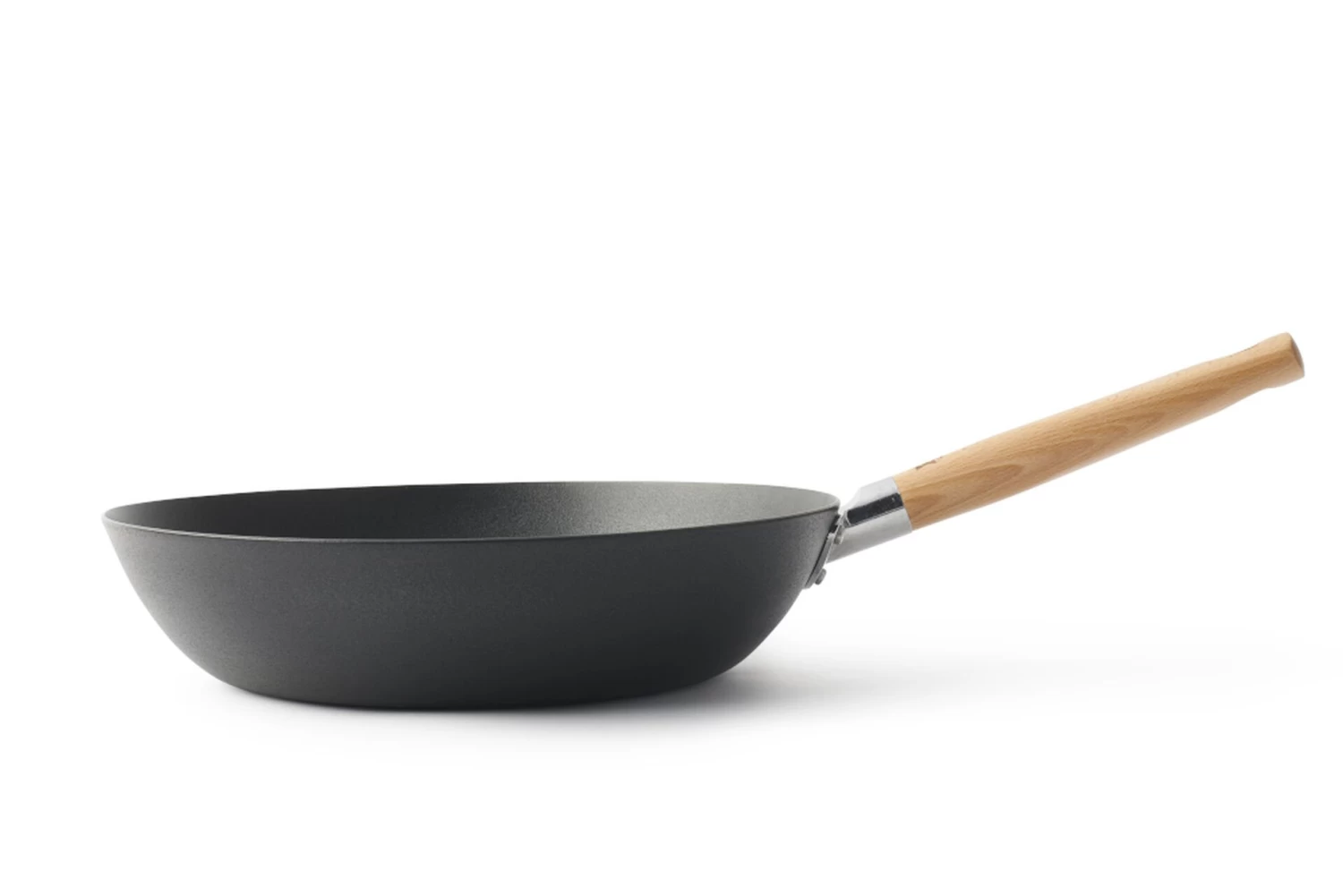 BK Wokpan Force - Carbon Steel - ø 30 Cm - Zonder Anti-aanbaklaag 4 BK Wokpan Force - Carbon Steel - ø 30 Cm - Zonder Anti-aanbaklaag - Afbeelding 2