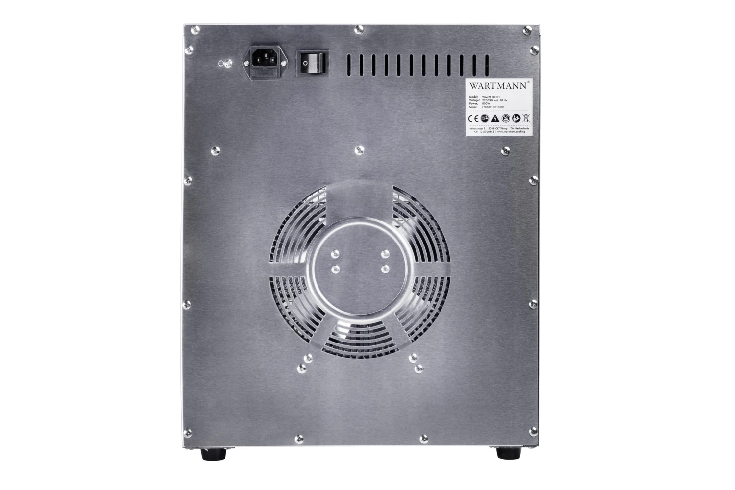 Wartmann Voedseldroger - 10 Laags - Zilver - WM-2110 DH 8 Wartmann Voedseldroger - 10 Laags - Zilver - WM-2110 DH - Afbeelding 6