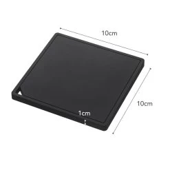 Yamazaki Pannenonderzetter Tower -- Zwart - 15 X 15 Cm -Keukenbenodigdheden Winkel 2953 dims eu 1000x