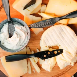 Boska Kaasmessenset Mini Monaco+ Zwart -Keukenbenodigdheden Winkel 307088 BOSKACheeseKnifeSetMiniMonaco Black 9 2400x