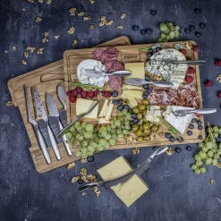 Boska Kaasset Ultimate Monaco+ (Eikenhouten Serveerplank & 10 RVS Kaasmessen) - 11 Delige Set -Keukenbenodigdheden Winkel 307105BOSKAUltimateCheeseSet 10 2400x