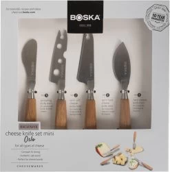 Boska Kaasmessenset Mini Oslo -Keukenbenodigdheden Winkel 320218 cheese knife set mini oslo
