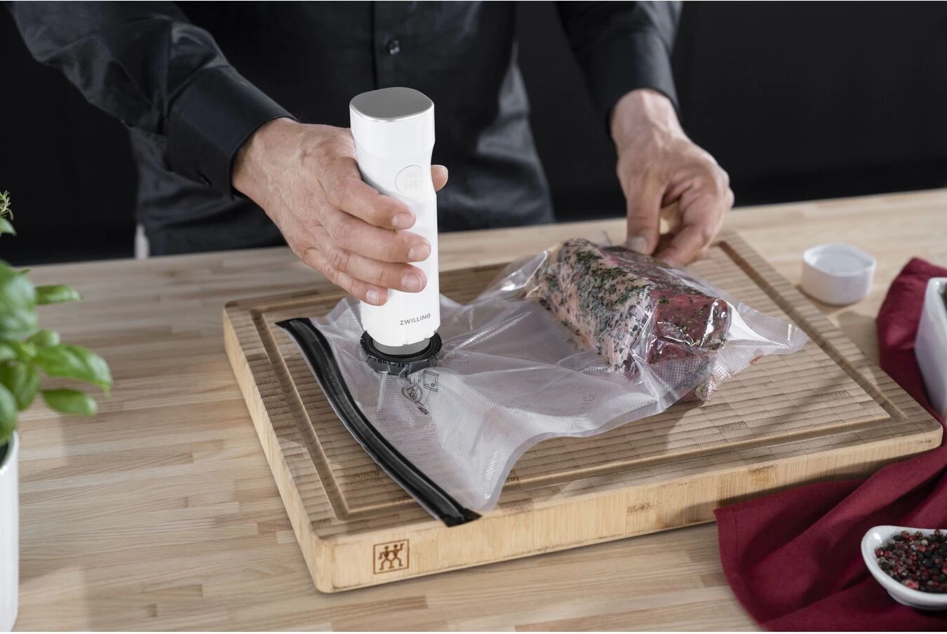 Zwilling Vacumeerzakken Fresh & Save - 35 X 26 Cm - Herbruikbaar - 10 Stuks 4 Zwilling Vacumeerzakken Fresh & Save - 35 X 26 Cm - Herbruikbaar - 10 Stuks - Afbeelding 2