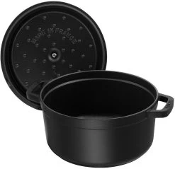 Staub Braadpan / Cocotte - Zwart - ø 26 Cm / 5.2 Liter 10 Staub Braadpan / Cocotte - Zwart - ø 26 Cm / 5.2 Liter -Keukenbenodigdheden Winkel 40500 241 0 6 4