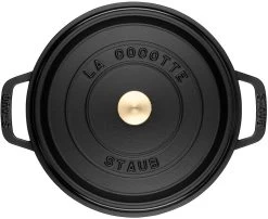 Staub Braadpan / Cocotte - Zwart - ø 26 Cm / 5.2 Liter 12 Staub Braadpan / Cocotte - Zwart - ø 26 Cm / 5.2 Liter -Keukenbenodigdheden Winkel 40500 241 0 8 4