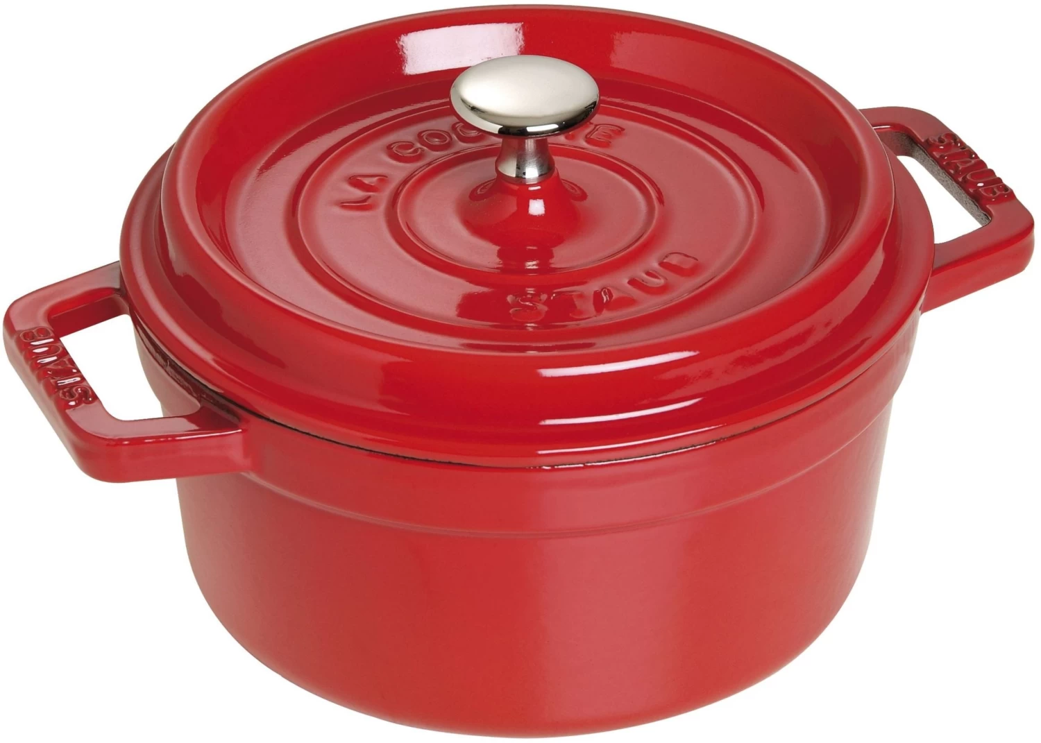 Staub Braadpan / Cocotte - Kersenrood - ø 22 Cm / 2.6 Liter 3 Staub Braadpan / Cocotte - Kersenrood - ø 22 Cm / 2.6 Liter