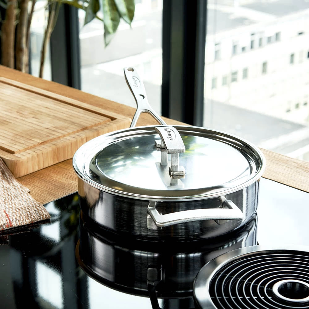 Demeyere Hapjespan Industry 5 - ø 24 Cm / 2.8 Liter + Deksel 5 Demeyere Hapjespan Industry 5 - ø 24 Cm / 2.8 Liter + Deksel - Afbeelding 3