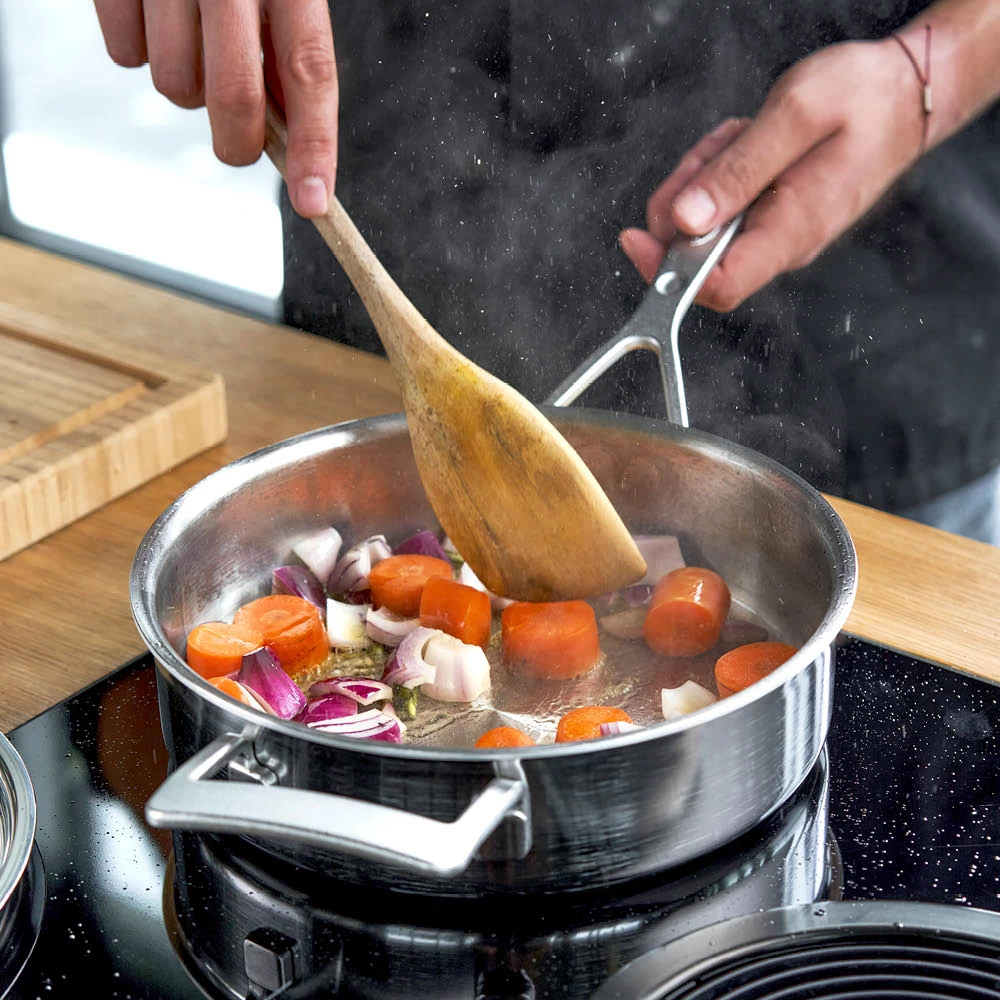 Demeyere Hapjespan Industry 5 - ø 24 Cm / 2.8 Liter + Deksel 8 Demeyere Hapjespan Industry 5 - ø 24 Cm / 2.8 Liter + Deksel - Afbeelding 6