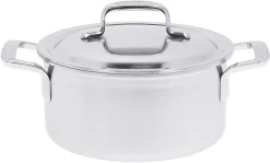 Demeyere 3 Delige Pannenset / Kookpannenset (ø 18 / 20 / 24 Cm) + Deksels Intense 5 - RVS -Keukenbenodigdheden Winkel 40851 391 0 01