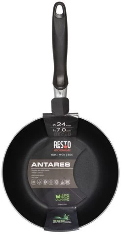 Resto Kitchenware Wokpan Antares - ø 24 Cm - Standaard Anti-aanbaklaag 14 Resto Kitchenware Wokpan Antares - ø 24 Cm - Standaard Anti-aanbaklaag -Keukenbenodigdheden Winkel 4260709010120 3