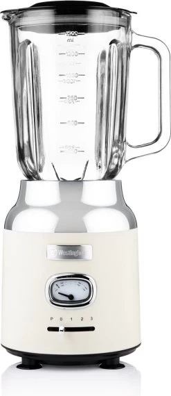 Westinghouse Retro Waterkoker + Broodrooster 4 Sleuven + Blender - Wit -Keukenbenodigdheden Winkel 520x1200 5