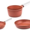 Westinghouse Pannenset Performance (Koekenpan ø 24 En 28 Cm + Steelpan ø 18 Cm) - Rood - Inductie En Alle Andere Warmtebronnen -Keukenbenodigdheden Winkel 550x318