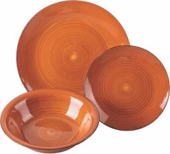 Villa D'Este Serviesset Baita - Chocolate - 18-delig / 6 Personen -Keukenbenodigdheden Winkel 5911819 a