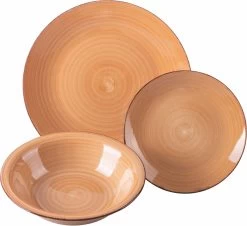 Villa D'Este Serviesset Baita - Chocolate - 18-delig / 6 Personen -Keukenbenodigdheden Winkel 5911819 d