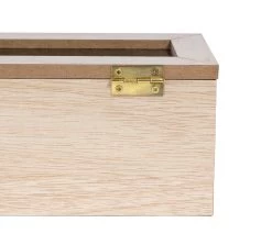 Sakura Tea Theedoos - Hout - 6-vaks - Met Fluweel - 43 X 9 Cm -Keukenbenodigdheden Winkel 6 6 vaks lang 10