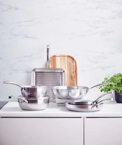 BK Grillpan Superior Tri-Ply - 28 X 28 Cm - Zonder Anti-aanbaklaag -Keukenbenodigdheden Winkel 62118dd31368e69ff2d0035c776483d26ddefbd9 BK SUPTR ESH 3PLY 6 7 pc Set 1