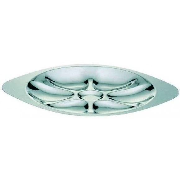 Oesterschotel - RVS - Voor 6 Oesters 3 Oesterschotel - RVS - Voor 6 Oesters