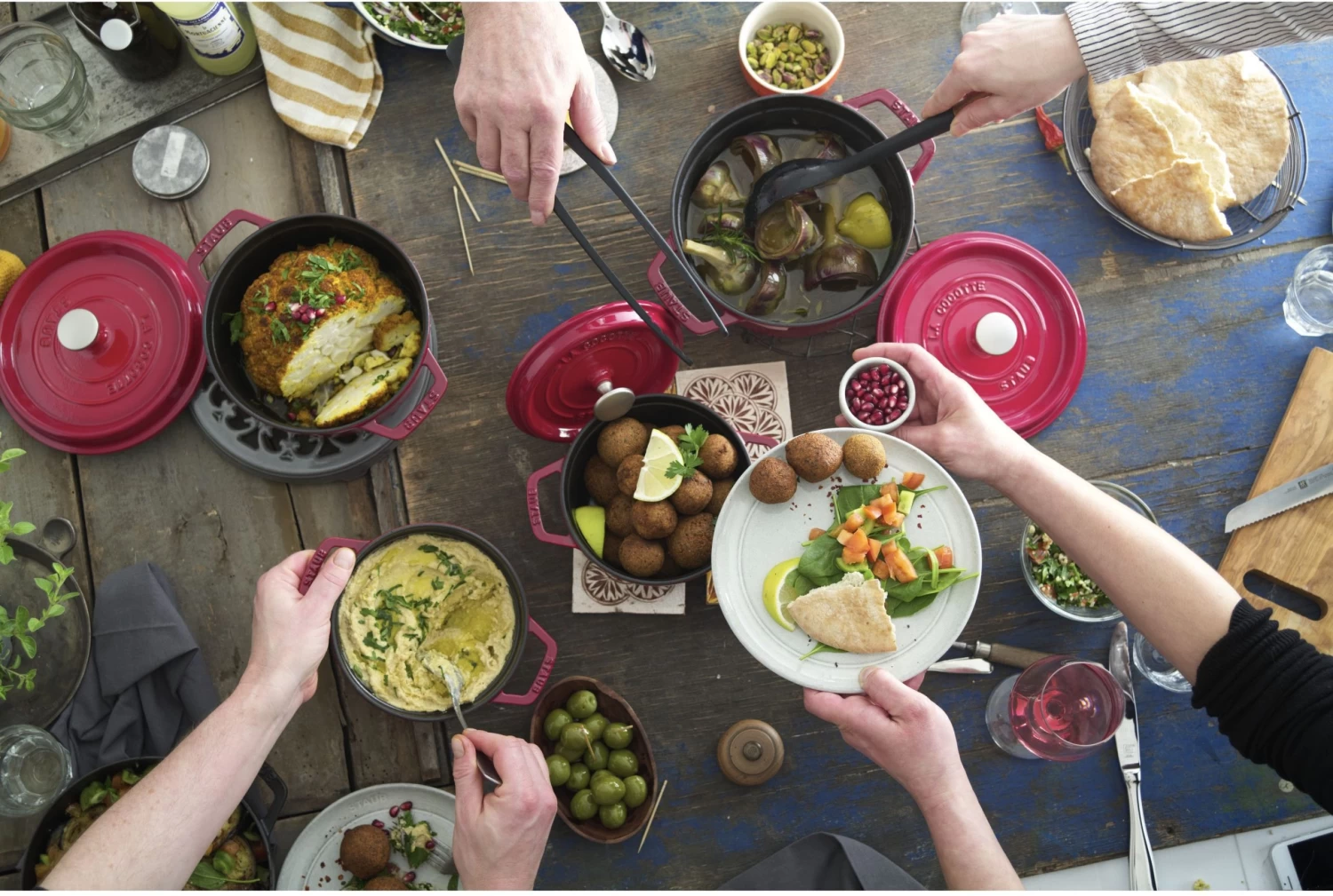 Staub Braadpan / Cocotte - Kersenrood - ø 22 Cm / 2.6 Liter 5 Staub Braadpan / Cocotte - Kersenrood - ø 22 Cm / 2.6 Liter - Afbeelding 3