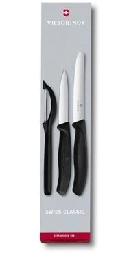Victorinox Messenset Swiss Classic - Zwart - 3-delig 7 Victorinox Messenset Swiss Classic - Zwart - 3-delig - Afbeelding 5