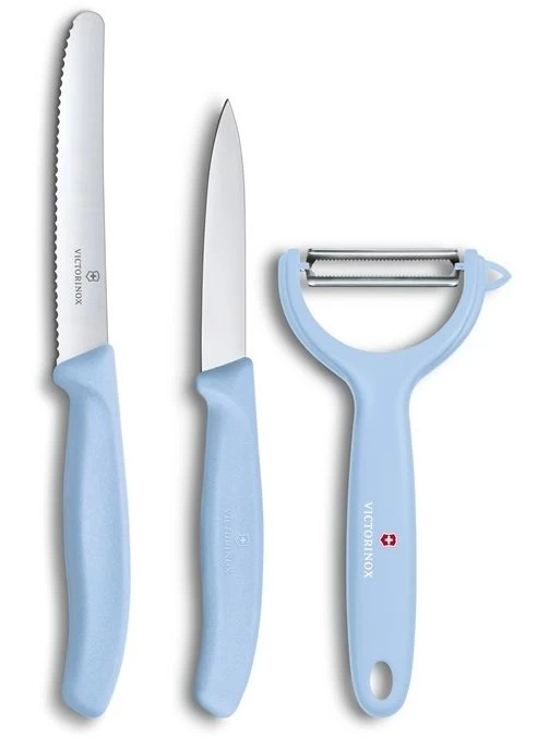 Victorinox Messenset Swiss Classic - Blauw - 3-delig 3 Victorinox Messenset Swiss Classic - Blauw - 3-delig