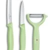 Victorinox Messenset Swiss Classic - Groen - 3-delig 1 Victorinox Messenset Swiss Classic - Groen - 3-delig -Keukenbenodigdheden Winkel 7613329141991 1