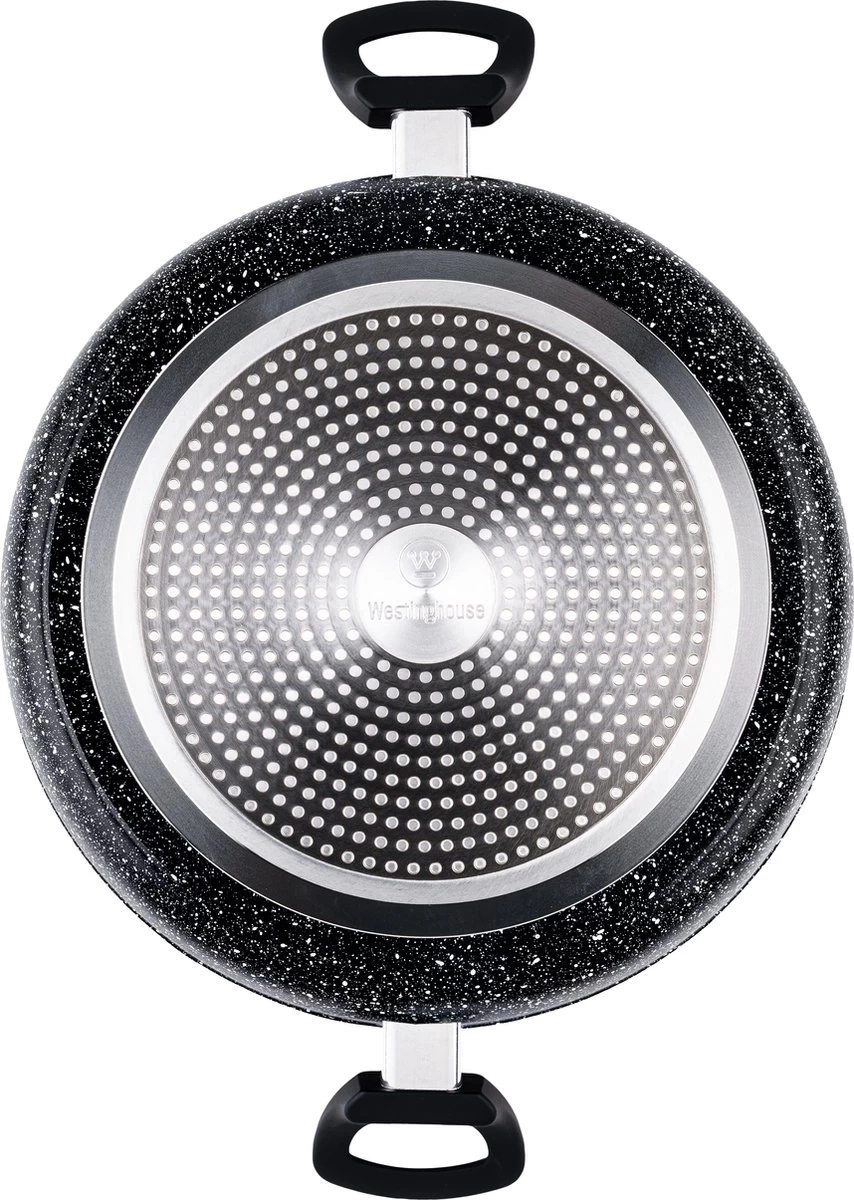 Westinghouse Kookpannenset Black Marble - ø 24 En 28 Cm - Inductie En Alle Andere Warmtebronnen 8 Westinghouse Kookpannenset Black Marble - ø 24 En 28 Cm - Inductie En Alle Andere Warmtebronnen - Afbeelding 6