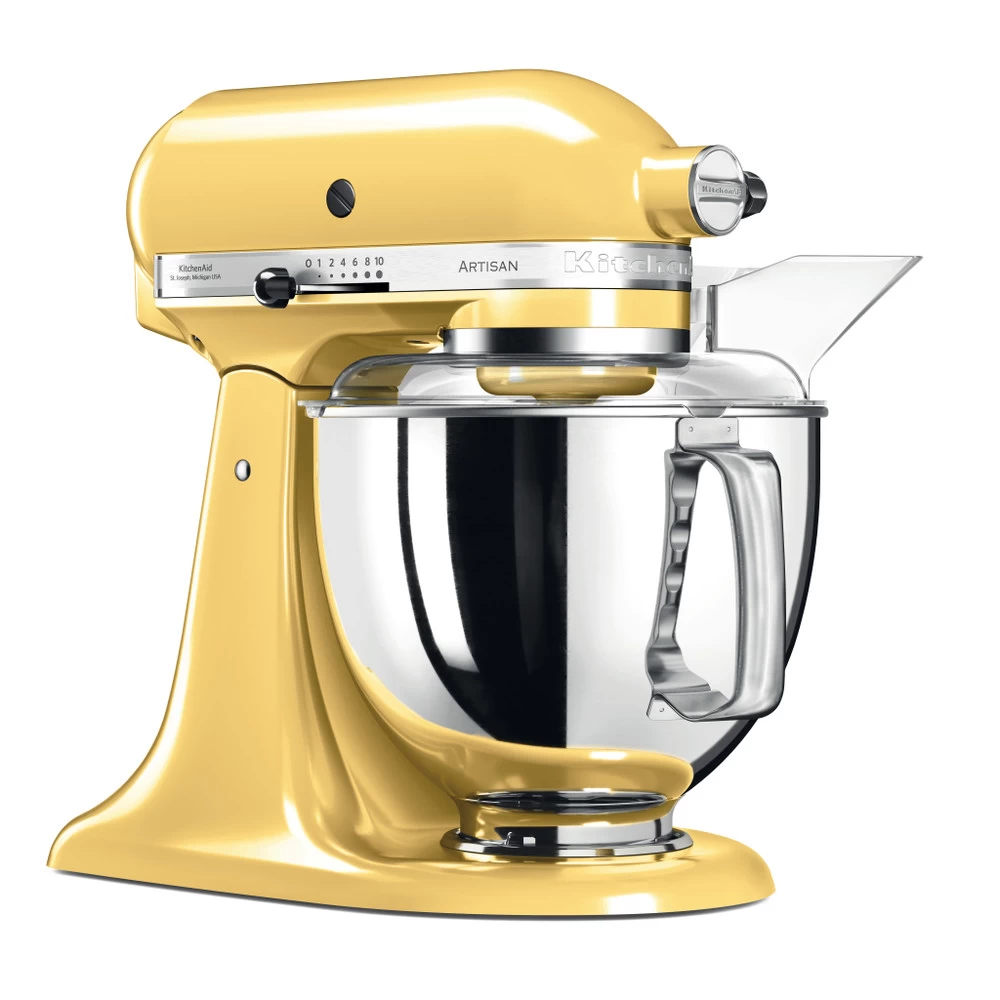 KitchenAid Keukenmachine Artisan - Kantelbare Kop - Pastel Geel - 4.8 Liter - 5KSM175PSEMY 5 KitchenAid Keukenmachine Artisan - Kantelbare Kop - Pastel Geel - 4.8 Liter - 5KSM175PSEMY - Afbeelding 3