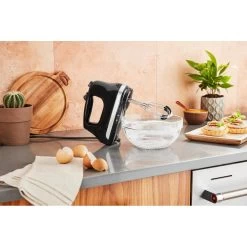KitchenAid Handmixer - 6 Standen - Onyx Zwart - 5KHM6118EOB -Keukenbenodigdheden Winkel 859711634760 2
