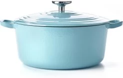 BK Braadpan Bourgogne - Aqua Blue - ø 28 Cm / 6.7 Liter -Keukenbenodigdheden Winkel 8718311317527 1
