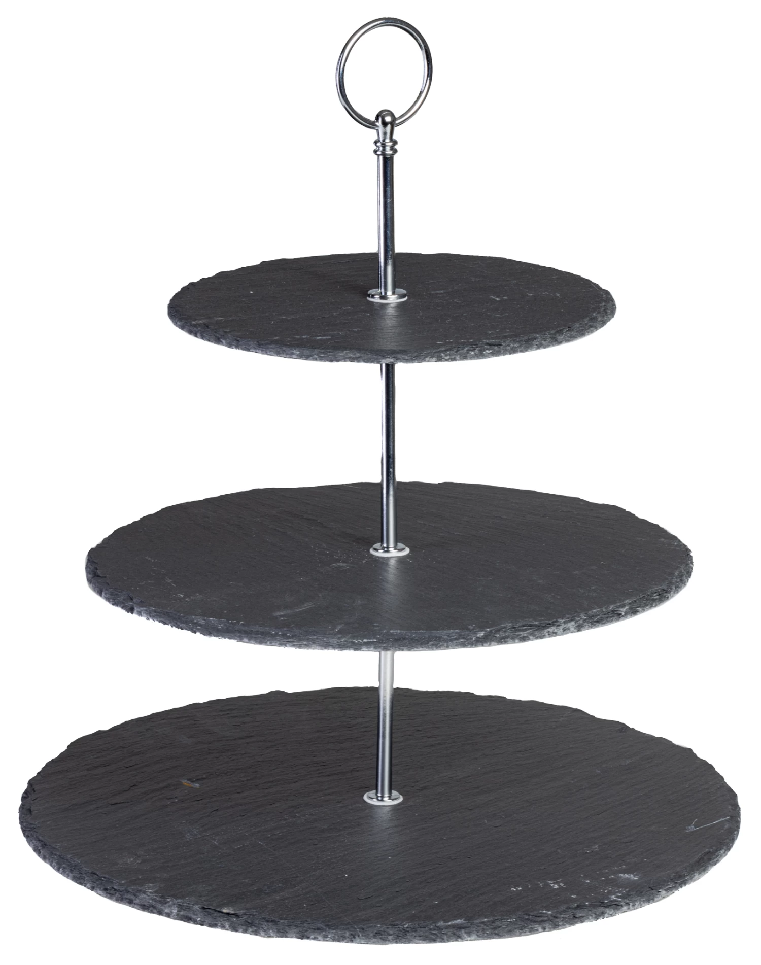 Sareva Etagere / Serveertoren Leisteen 3-Laags 5 Sareva Etagere / Serveertoren Leisteen 3-Laags - Afbeelding 3