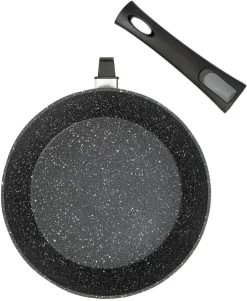 Resto Kitchenware Koekenpan Leo - ø 24 Cm - Standaard Anti-aanbaklaag -Keukenbenodigdheden Winkel 93040.4260403577806.ver80