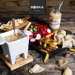 Boska Fondueset - 2 Personen - Wit 10 Boska Fondueset - 2 Personen - Wit -Keukenbenodigdheden Winkel Boska Tapas Fondue Eiken 2