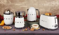 SMEG Citruspers - Elektrisch - Wit - CJF11WHEU -Keukenbenodigdheden Winkel CJF01WHEU L100