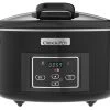 Crockpot Slowcooker - Scharnierdeksel - 4.7 Liter - CR052 1 Crockpot Slowcooker - Scharnierdeksel - 4.7 Liter - CR052 -Keukenbenodigdheden Winkel CSC052 Front Lid Closed