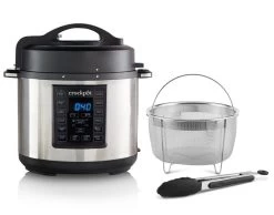 Crockpot Express Slowcooker + Snelkookpan - Uitneembare Binnenpan - 5.6 Liter - CR089 Met Stoommand & Tang)