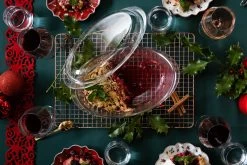 Sareva Ovenschaal Met Deksel - Hittebestendig Glas - Ovaal - 28 X 19 Cm / 4 Liter 7 Sareva Ovenschaal Met Deksel - Hittebestendig Glas - Ovaal - 28 X 19 Cm / 4 Liter -Keukenbenodigdheden Winkel Crumble in ovenschaal en vershoudbakjes 3