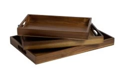 Jay Hill Dienblad Acacia Naturel 35 X 22 Cm -Keukenbenodigdheden Winkel Dienbladen 09