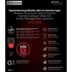 Espressions Vacumeerfolie 600 X 15 Cm - 2 Stuks - Geschikt Voor Foodsaver 7 Espressions Vacumeerfolie 600 X 15 Cm - 2 Stuks - Geschikt Voor Foodsaver -Keukenbenodigdheden Winkel EP61068 621c985a59d0a2.25566617 2