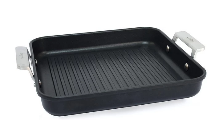 Valira Grillpan Aire Met Handgrepen - 23 X 23 Cm - Standaard Anti-aanbaklaag 3 Valira Grillpan Aire Met Handgrepen - 23 X 23 Cm - Standaard Anti-aanbaklaag