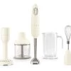 SMEG Staafmixer Set - Turbofunctie - Creme - HBF22CREU -Keukenbenodigdheden Winkel HBF02CRAU