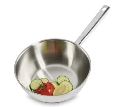 Habonne Wokpan - TriPly RVS - ø 24 Cm - Zonder Anti-aanbaklaag 5 Habonne Wokpan - TriPly RVS - ø 24 Cm - Zonder Anti-aanbaklaag -Keukenbenodigdheden Winkel Habonne wok 24 cm Triply met steel sfeer
