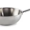 Habonne Wokpan - TriPly RVS - ø 24 Cm - Zonder Anti-aanbaklaag -Keukenbenodigdheden Winkel Habonne wok 24 cm Triply steel